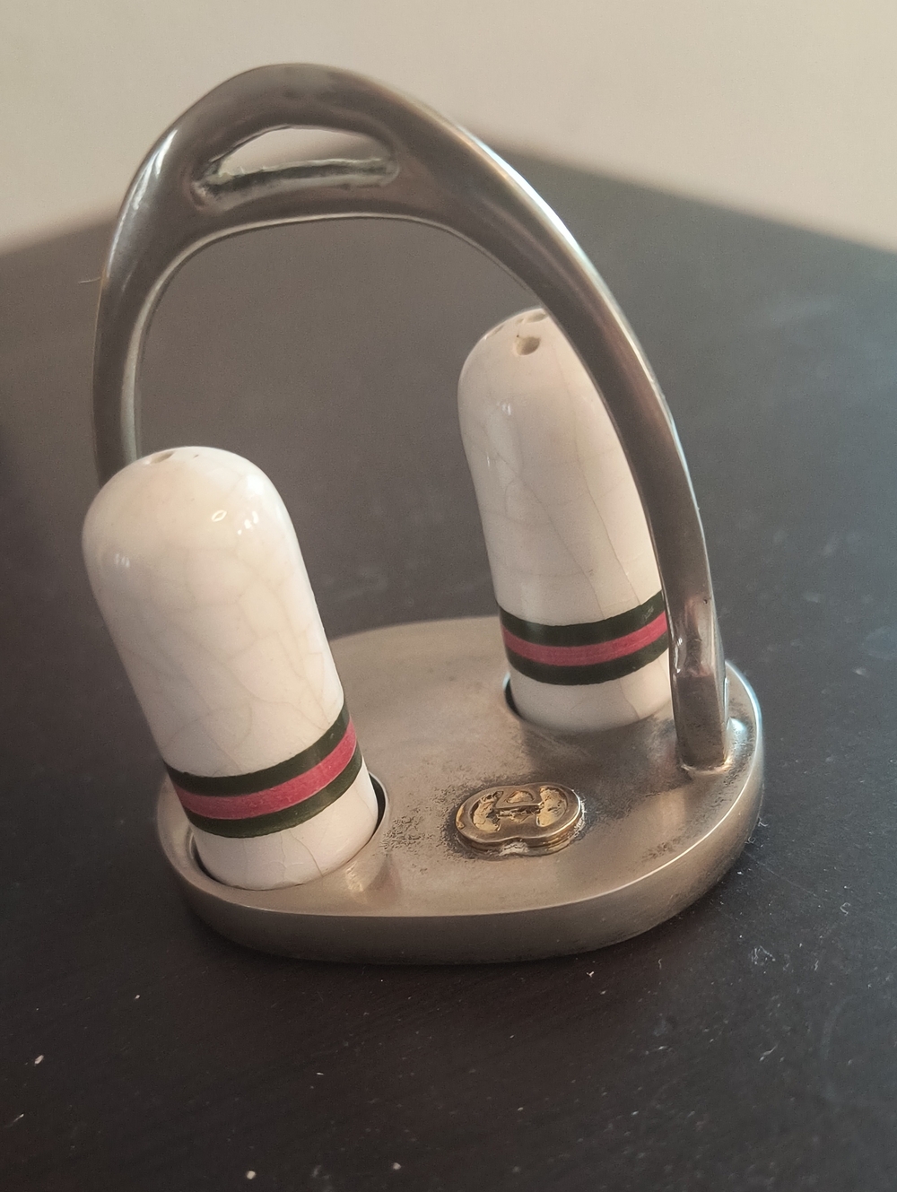 Gucci Rare 1970 Salt/ Pepper Shaker